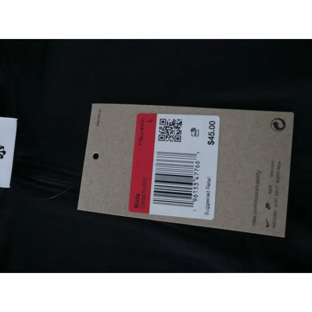 Nike Kids Dri-FIT Academy 1/4 Zip Global Long Sleeve T-Shirt Size L (14-16)